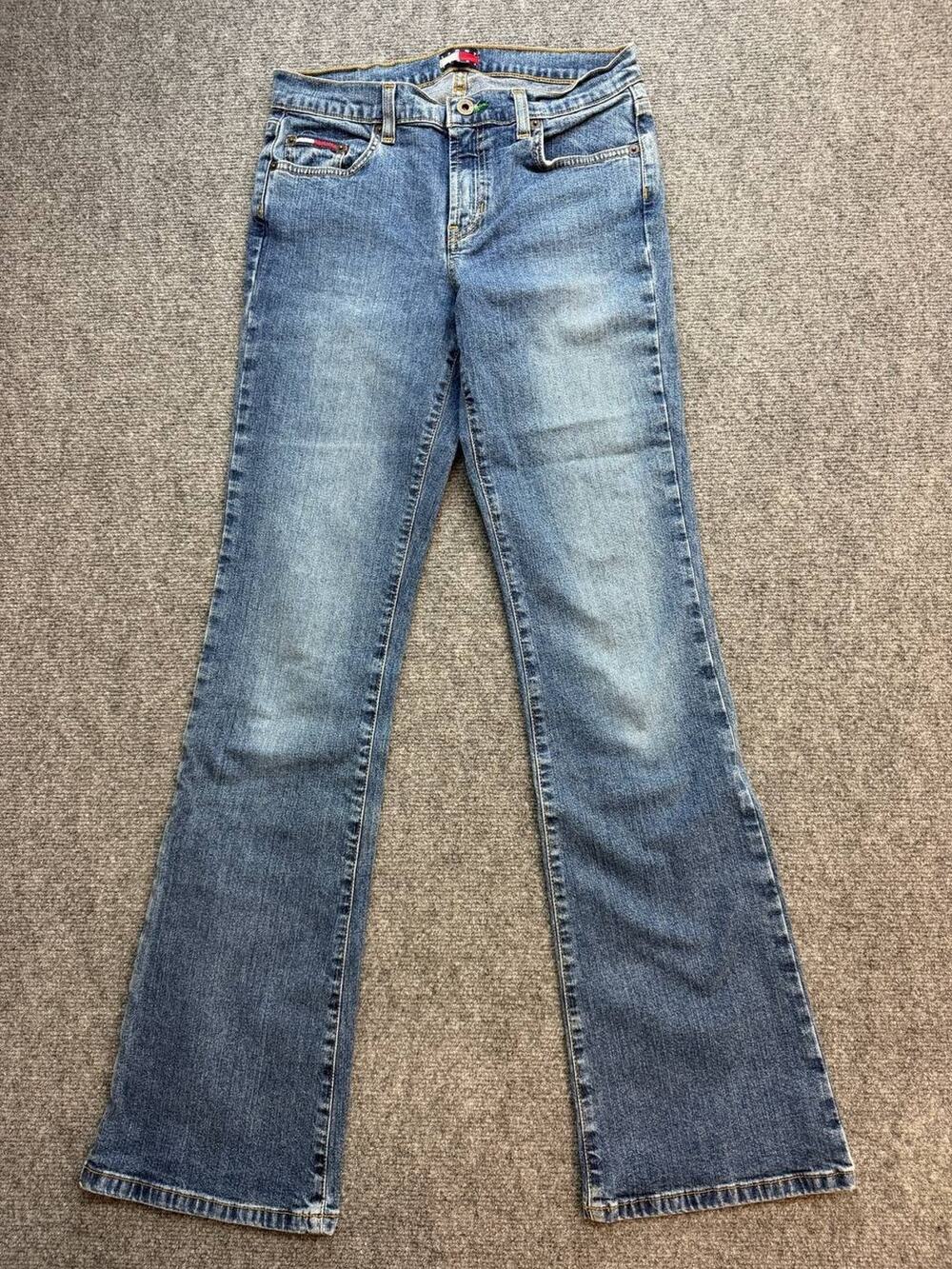 Vintage Y2K Tommy Jeans Womens Size 5/33 Bootcut Medium Wash Denim